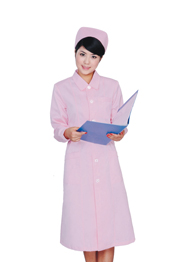 粉色冬裝長袖護士服TMHSF-026 粉色冬裝長袖護士服TMHSF-026